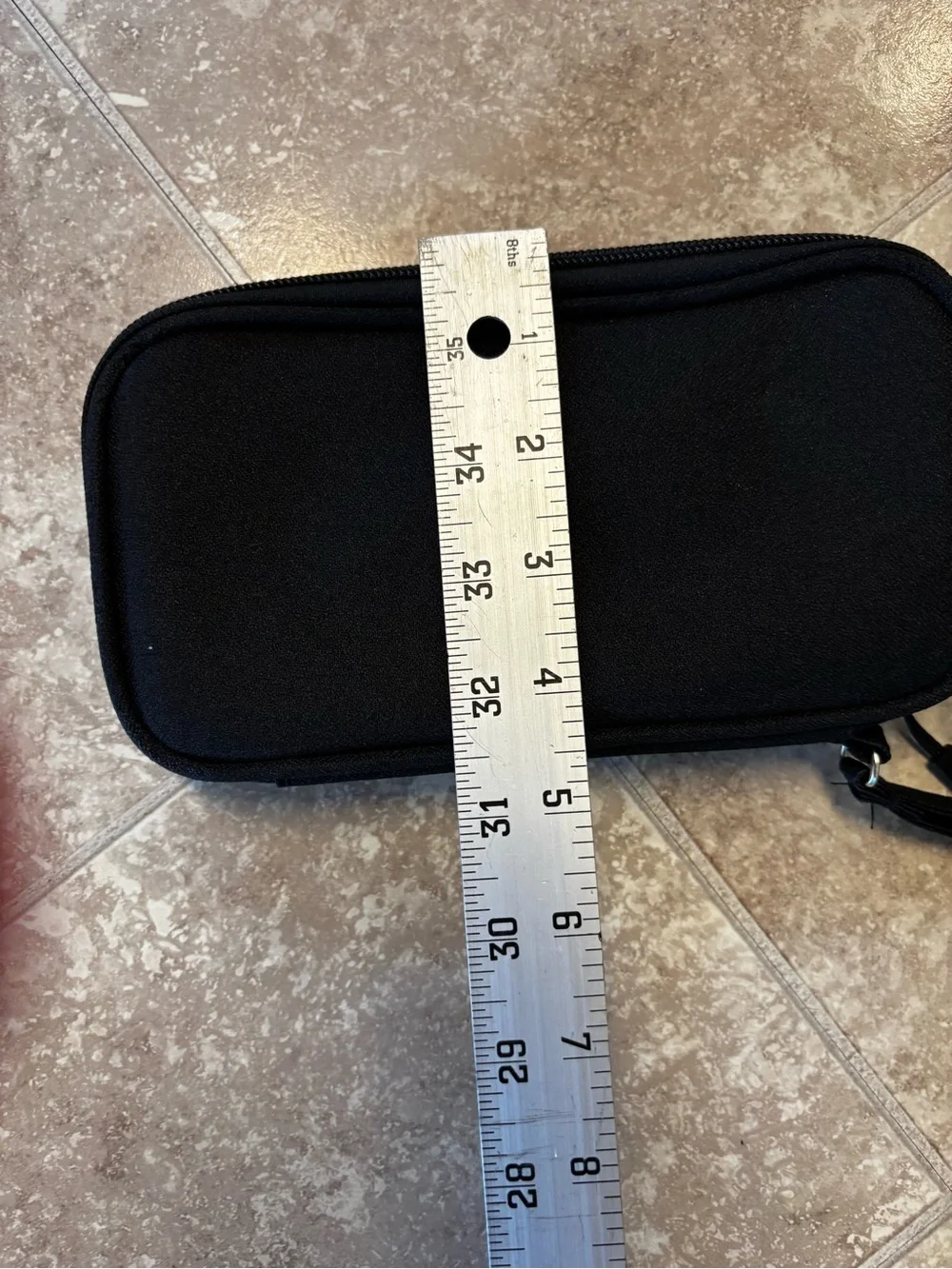 Portable Black Accessory Case - Compact Protective Pouch